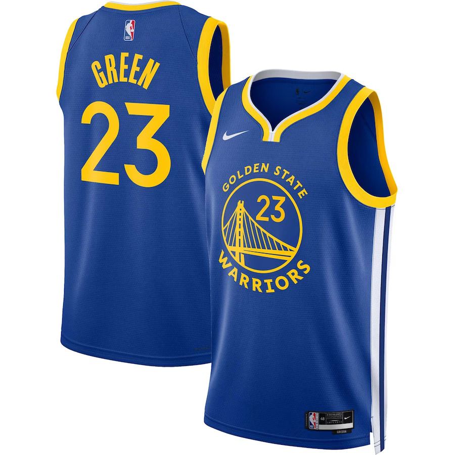 Men Golden State Warriors #23 Draymond Green Nike Royal 2022-23 Swingman NBA Jersey->golden state warriors->NBA Jersey